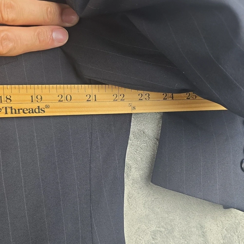 Brooks Brothers Brookease Blazer Mens 43R Dark Gray Sport‎ Coat Jacket 100% wool